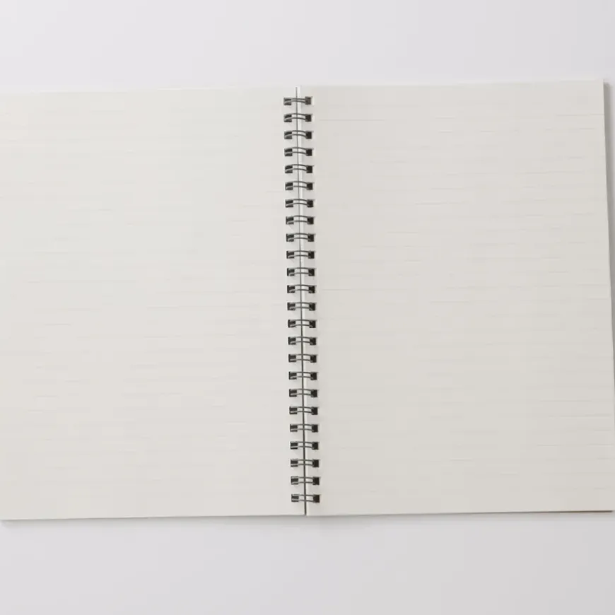 Planting Tree Paper Double Ringed Ruled Notebook 7 mm