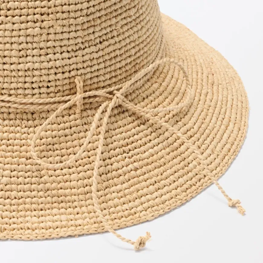 Raffia Foldable Capeline Hat