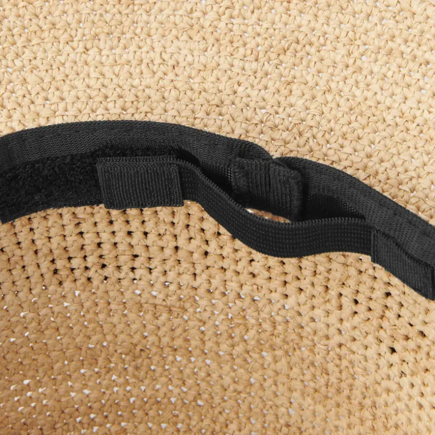 Raffia Foldable Fedora Hat