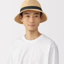 Raffia Foldable Fedora Hat