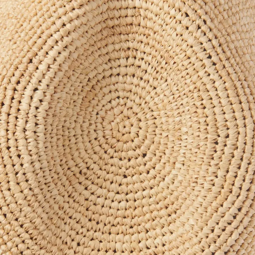 Raffia Foldable Fedora Hat