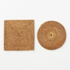 Rattan Coaster