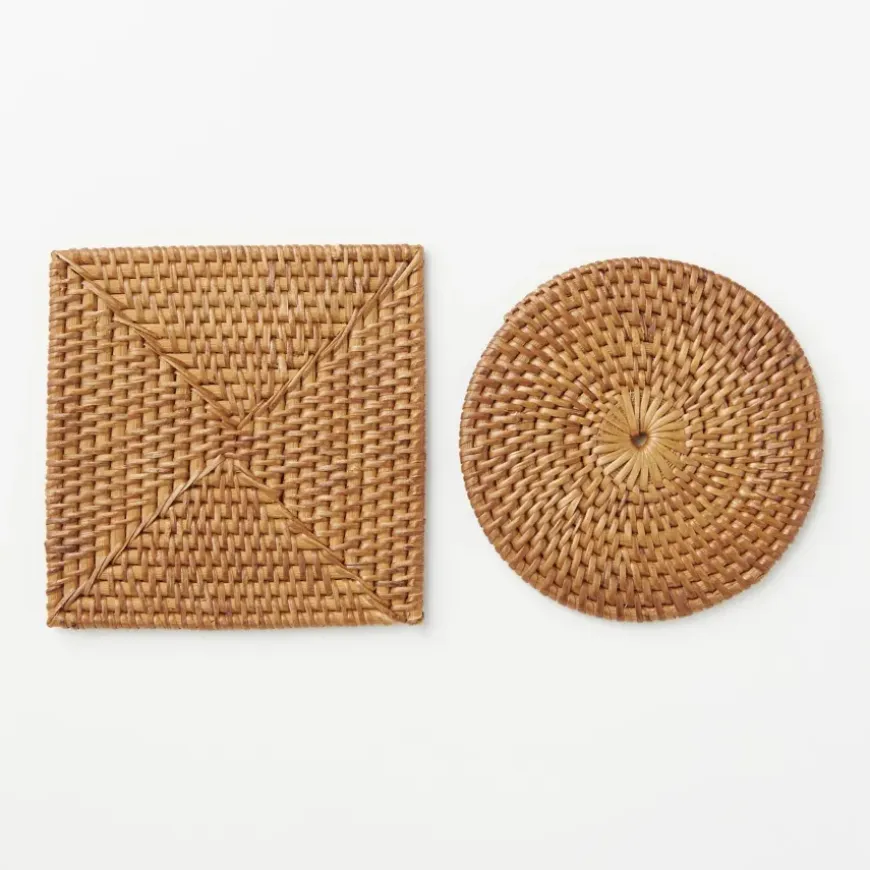 Rattan Coaster