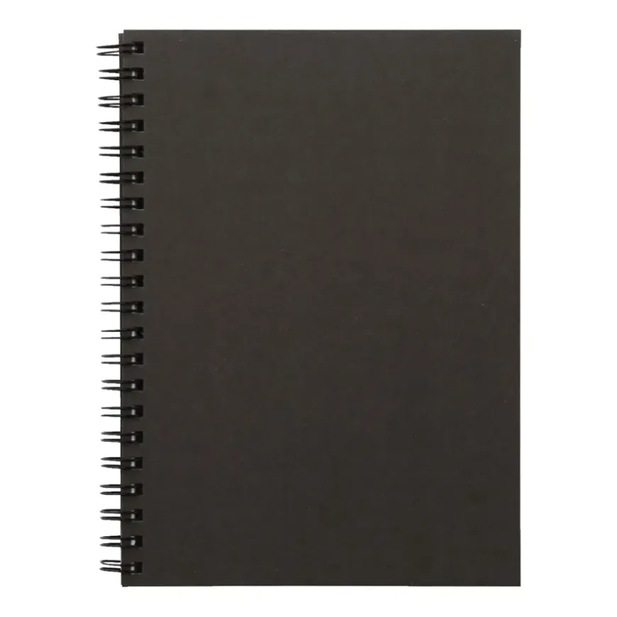 Recycled Paper Spiral Plain Notebook