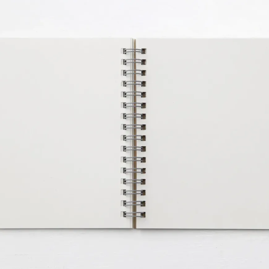 Recycled Paper Spiral Plain Notebook