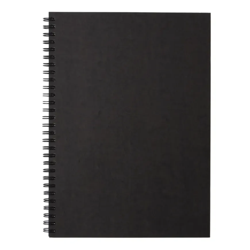 Recycled Paper Spiral Plain Notebook