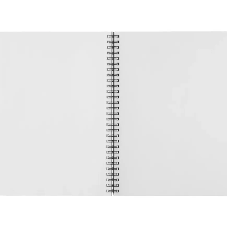 Recycled Paper Spiral Plain Notebook