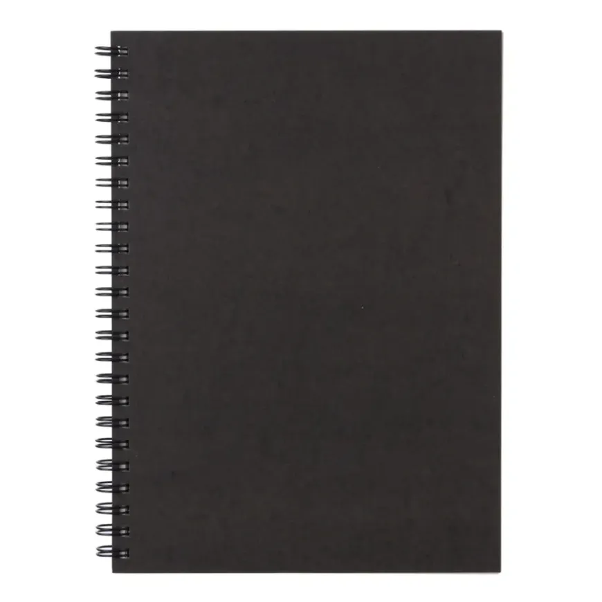Recycled Paper Spiral Plain Notebook