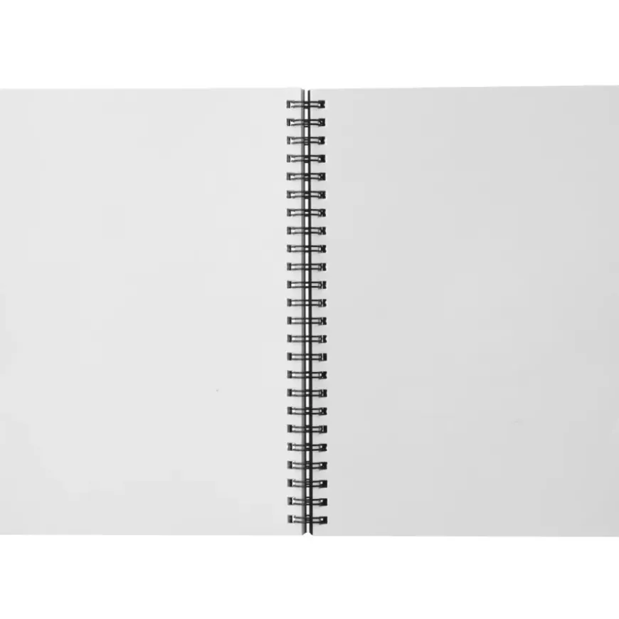 Recycled Paper Spiral Plain Notebook