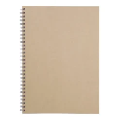 Recycled Paper Spiral Plain Notebook