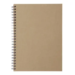 Recycled Paper Spiral Plain Notebook