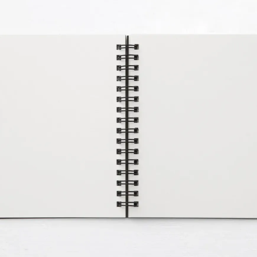 Recycled Paper Spiral Plain Notebook
