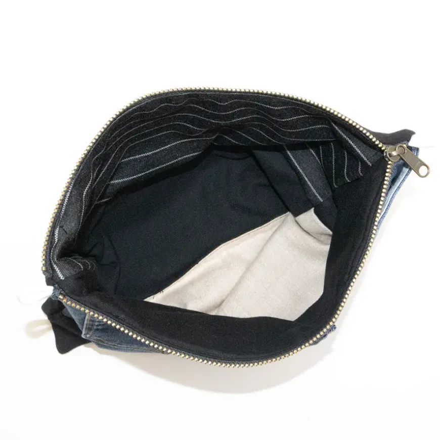 ReMUJI ReMade Denim Pouch