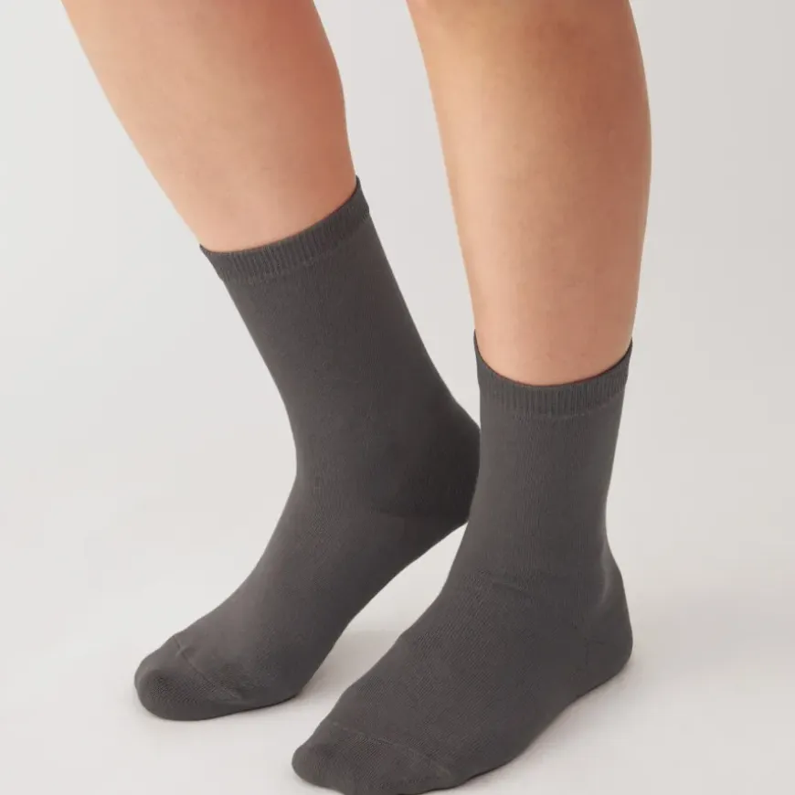Right Angle 3 Layer Loose Top Socks