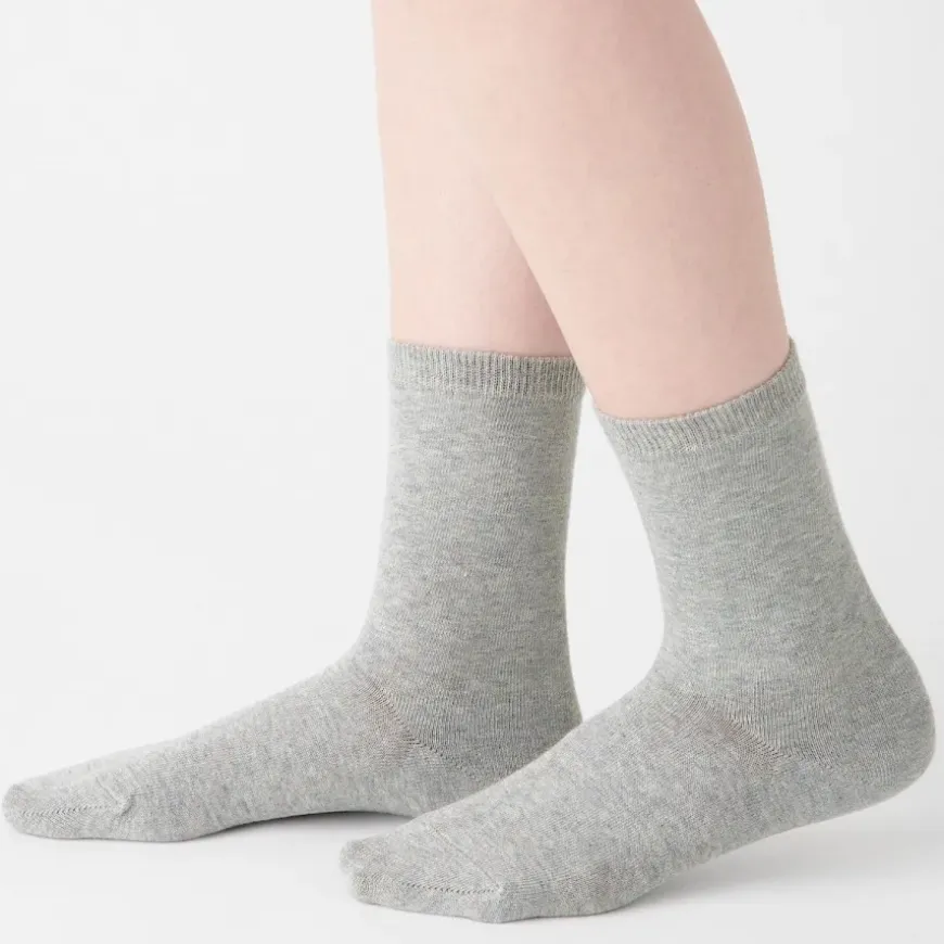 Right Angle 3 Layer Loose Top Socks