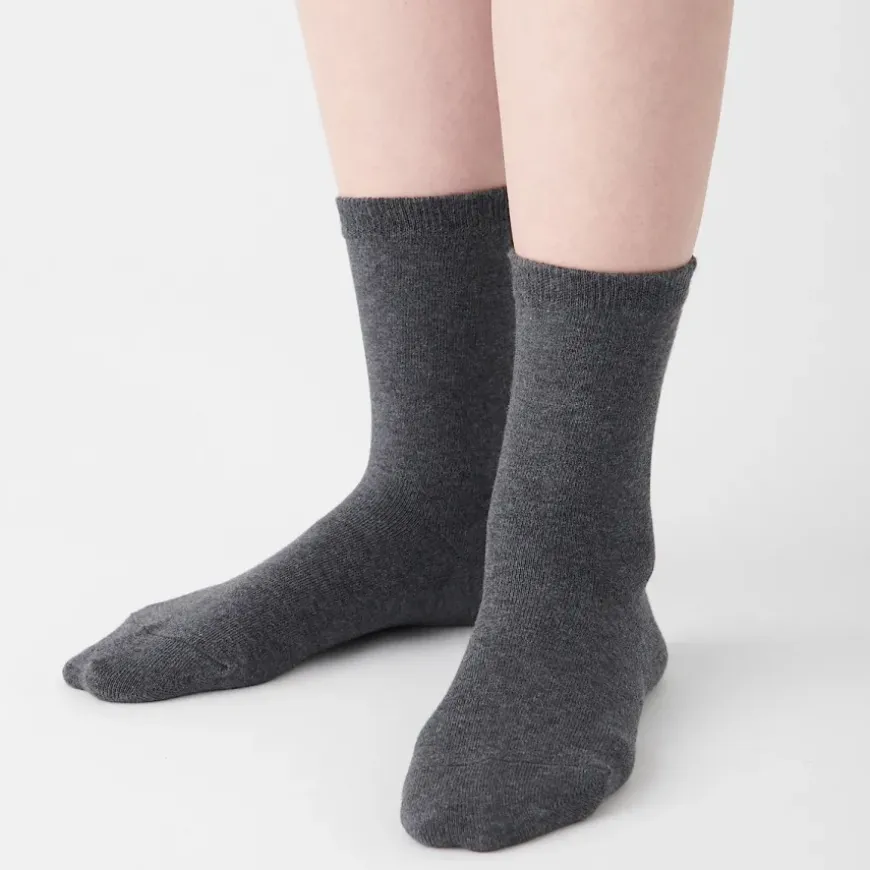 Right Angle 3 Layer Loose Top Socks