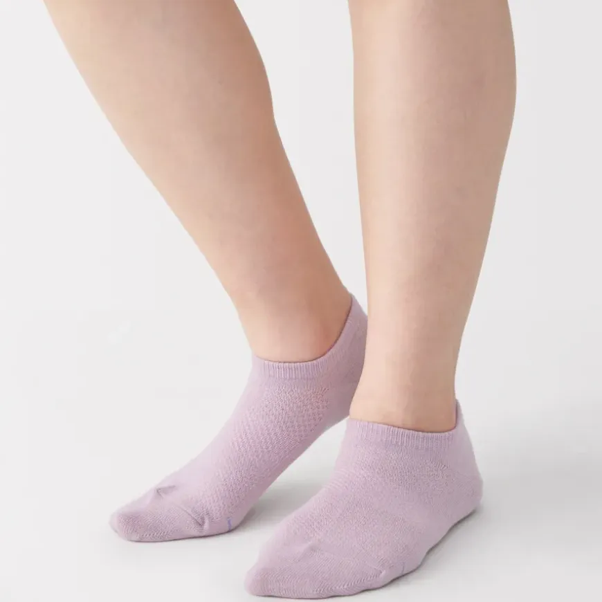 Right Angle Breathable Mesh Sneaker Socks