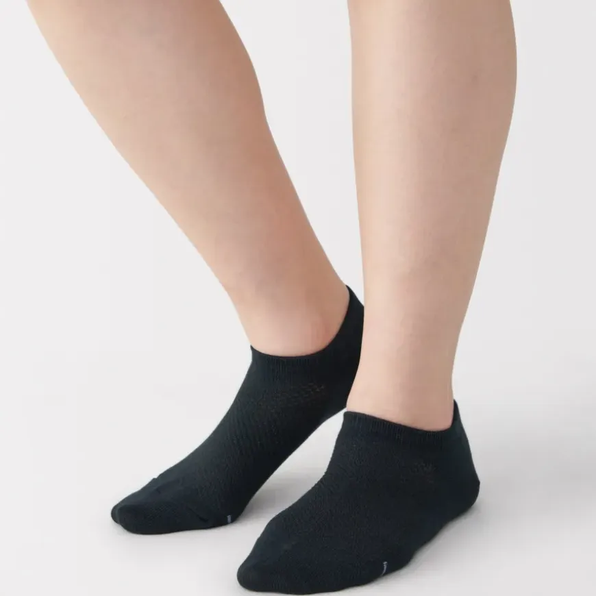 Right Angle Breathable Mesh Sneaker Socks