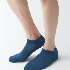Right Angle Breathable Mesh Sneaker Socks