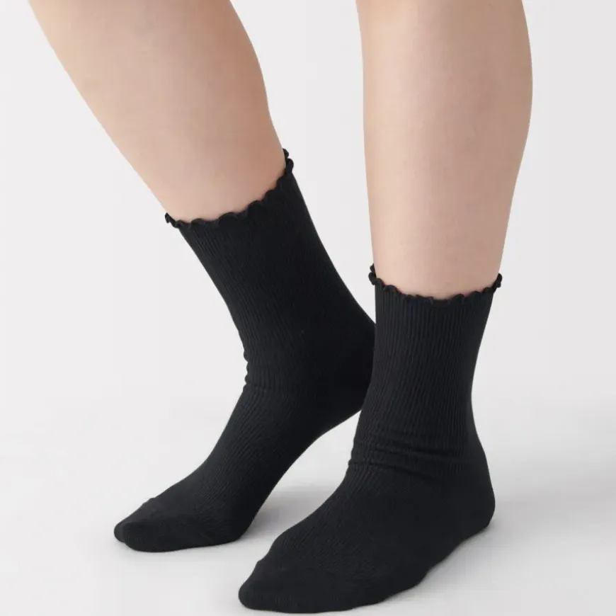 Right Angle Loose Top Socks