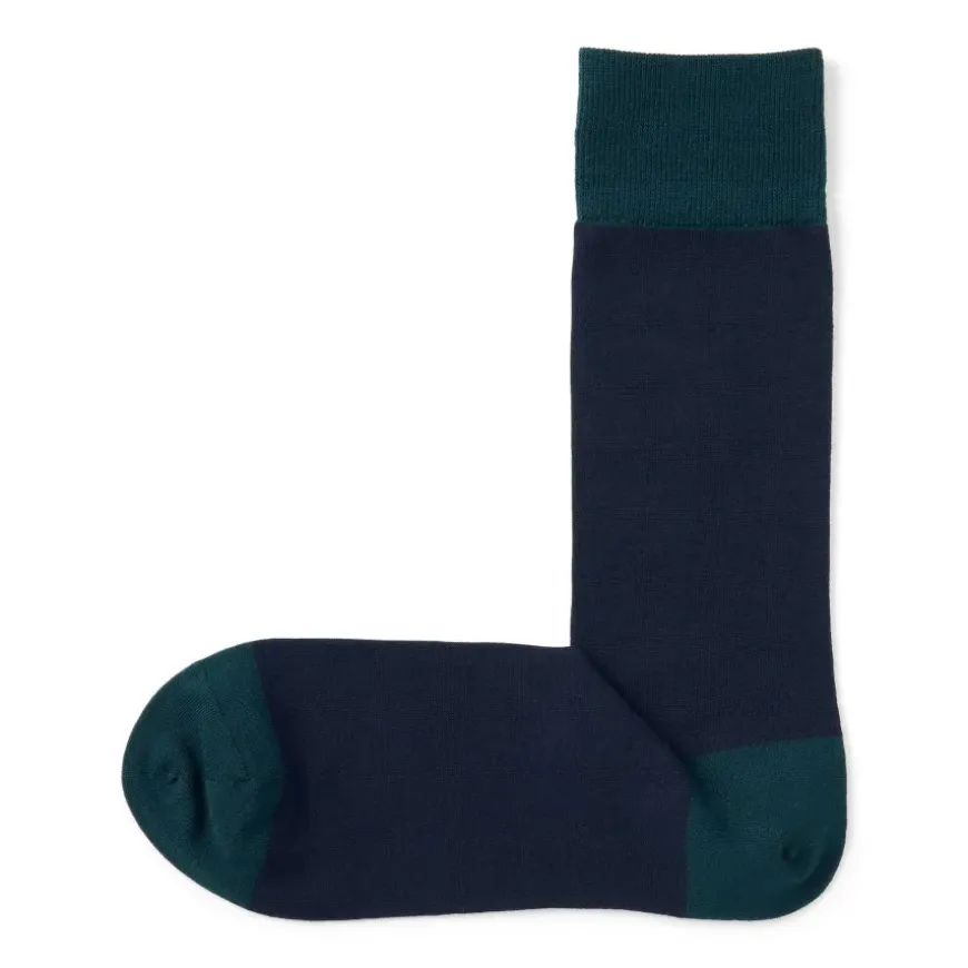 Right Angle Lustrous Wool Mix Thin Socks