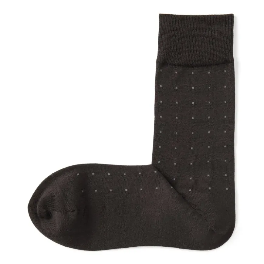 Right Angle Patterned Business Socks