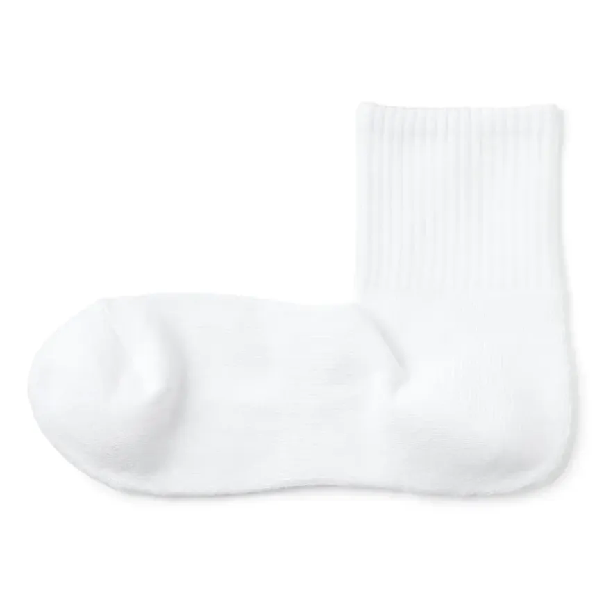 Right Angle Pile Short Socks