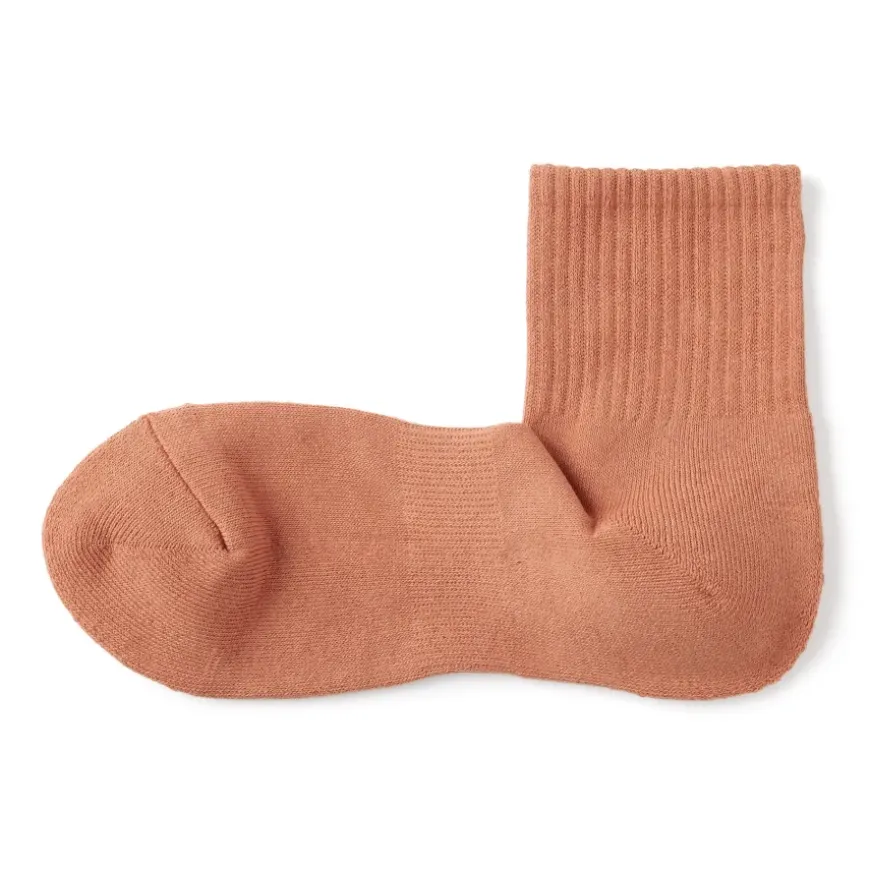 Right Angle Pile Short Socks