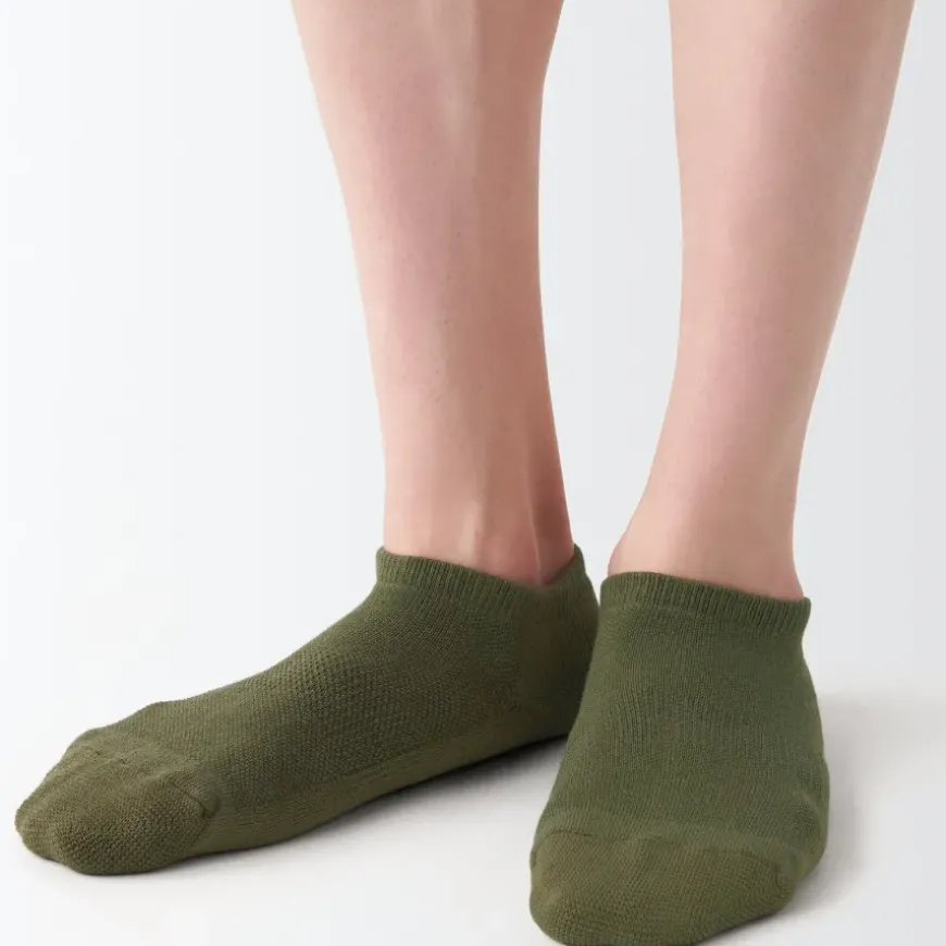 Right Angle Pile Sneaker Socks 23-30cm