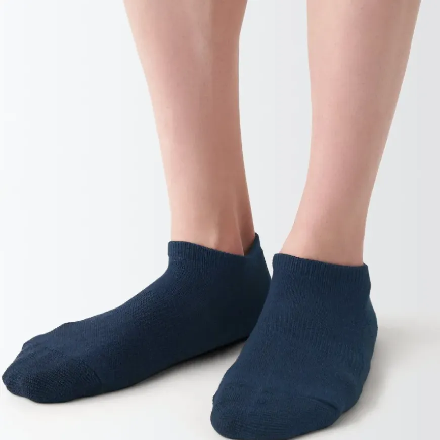 Right Angle Pile Sneaker Socks 23-30cm