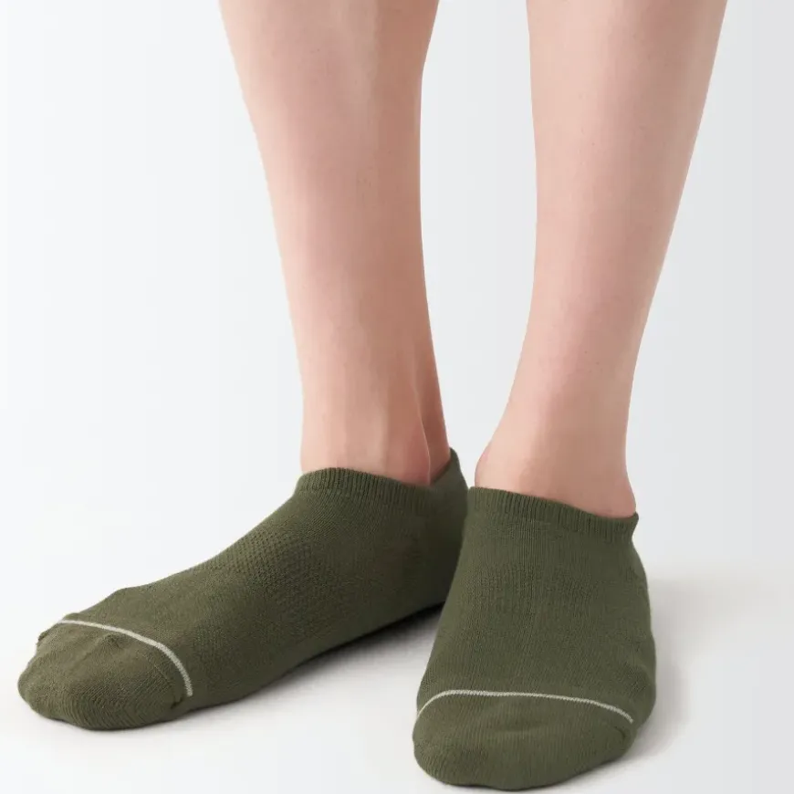 Right Angle Pile Sneaker-In Socks 23-30cm