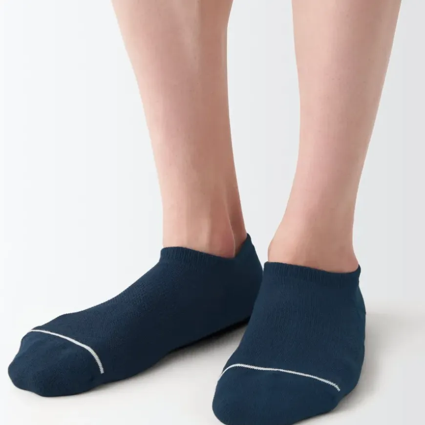 Right Angle Pile Sneaker-In Socks 23-30cm