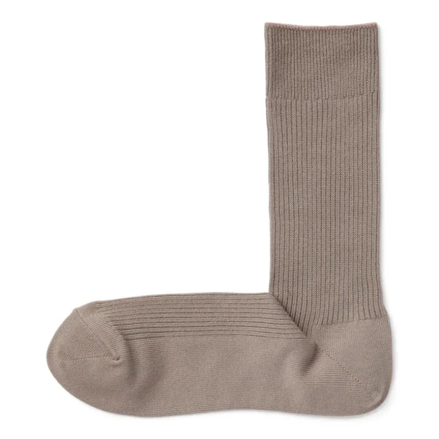 Right Angle Ribbed Socks