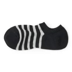 Right Angle Striped Sneaker Socks