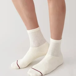 Right Angle Warm Cotton Blend Thick Short Socks
