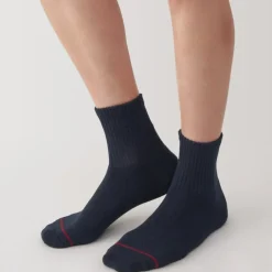 Right Angle Warm Cotton Blend Thick Short Socks