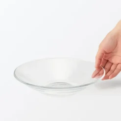 Soda Glass Shallow Bowl - Large