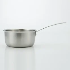 Stainless Aluminium 3-Layer Steel Saucepan 2.1 Qt