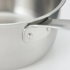 Stainless Aluminium 3-Layer Steel Saucepan 2.1 Qt