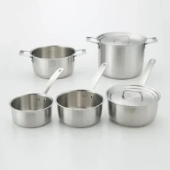 Stainless Aluminium 3-Layer Steel Saucepot 3.2 Qt