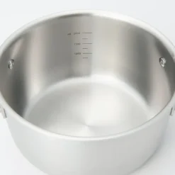 Stainless Aluminium 3-Layer Steel Saucepot 3.2 Qt