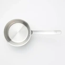 Stainless Aluminium 3-Layer Steel Saucepan 1.6 Qt