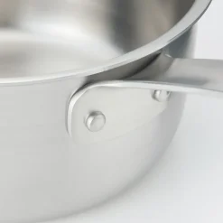 Stainless Aluminium 3-Layer Steel Saucepan 1.6 Qt