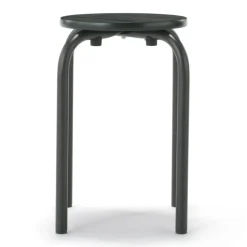 Steel Pipe Stacking Stool - Dark Gray