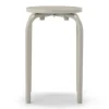 Steel Pipe Stacking Stool - Warm Gray