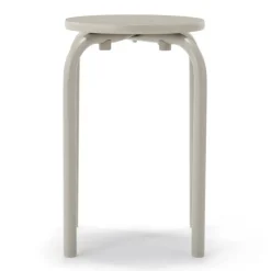 Steel Pipe Stacking Stool - Warm Gray
