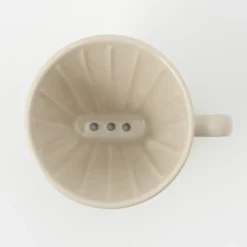 Stoneware Coffee Dripper - Gray Beige