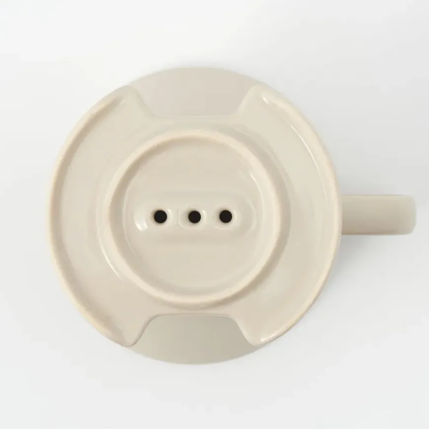 Stoneware Coffee Dripper - Gray Beige