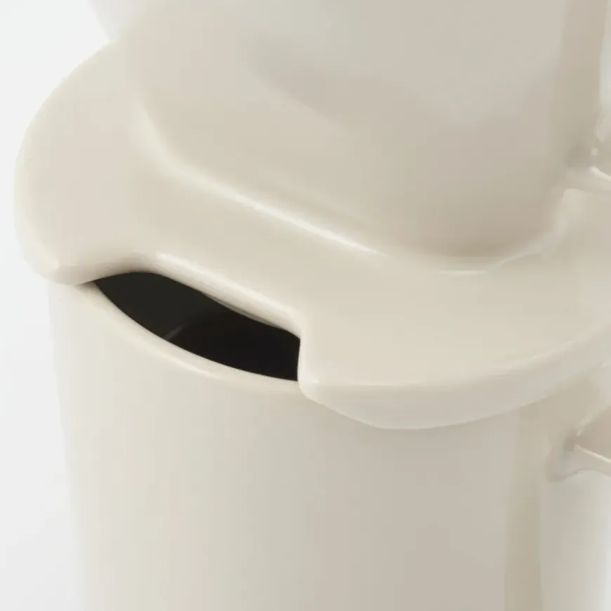 Stoneware Coffee Dripper - Gray Beige