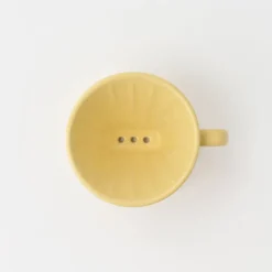 Stoneware Coffee Dripper - Light Yellow